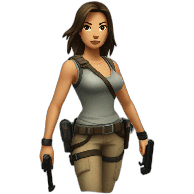 Lara croft cambre emoji