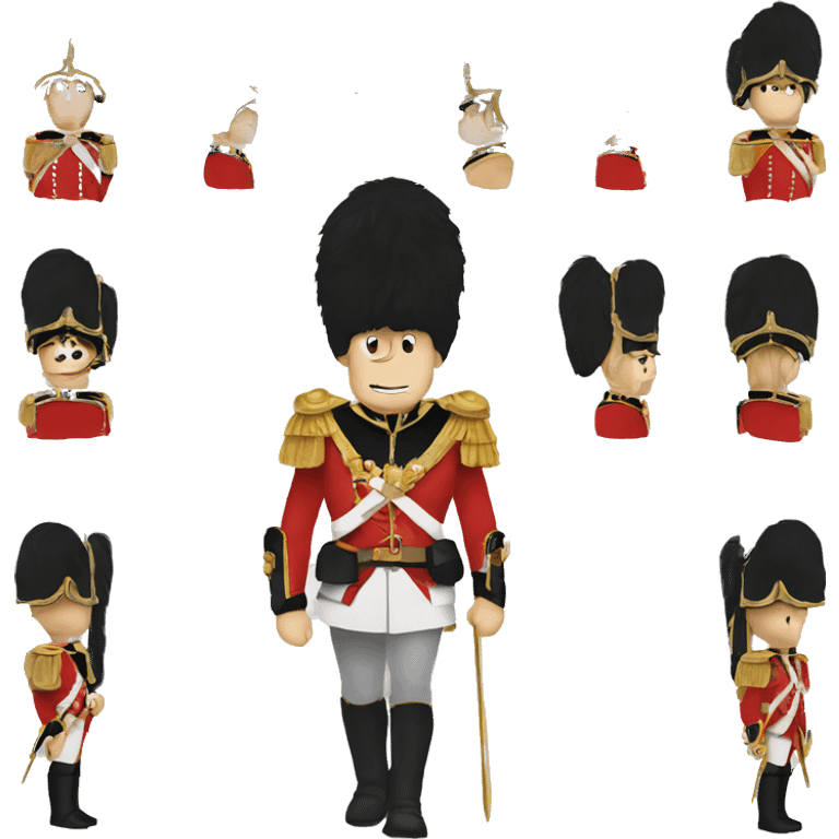 Royal guards of great britain  emoji