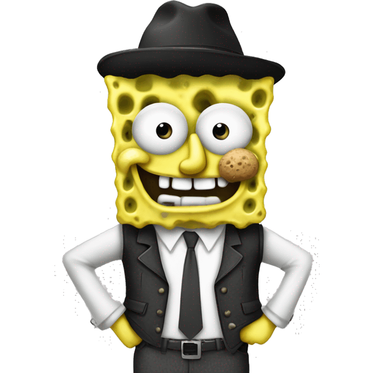 Gangsta SpongeBob  emoji