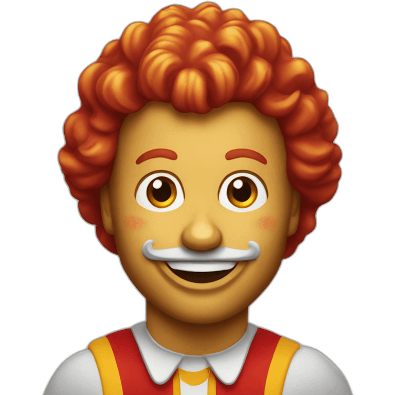 Ronald McDonald emoji