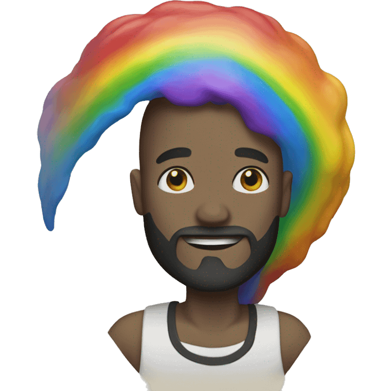 Rainbow man emoji