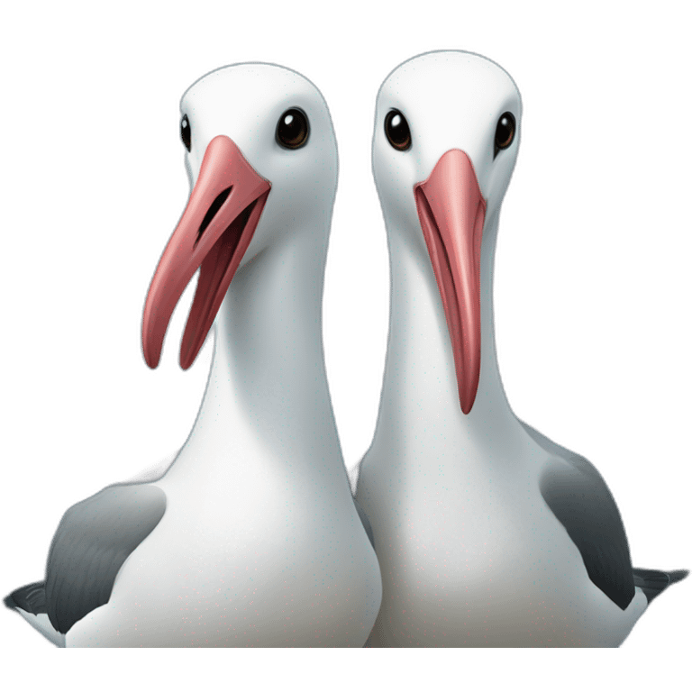 two albatrosses + one sailboat emoji