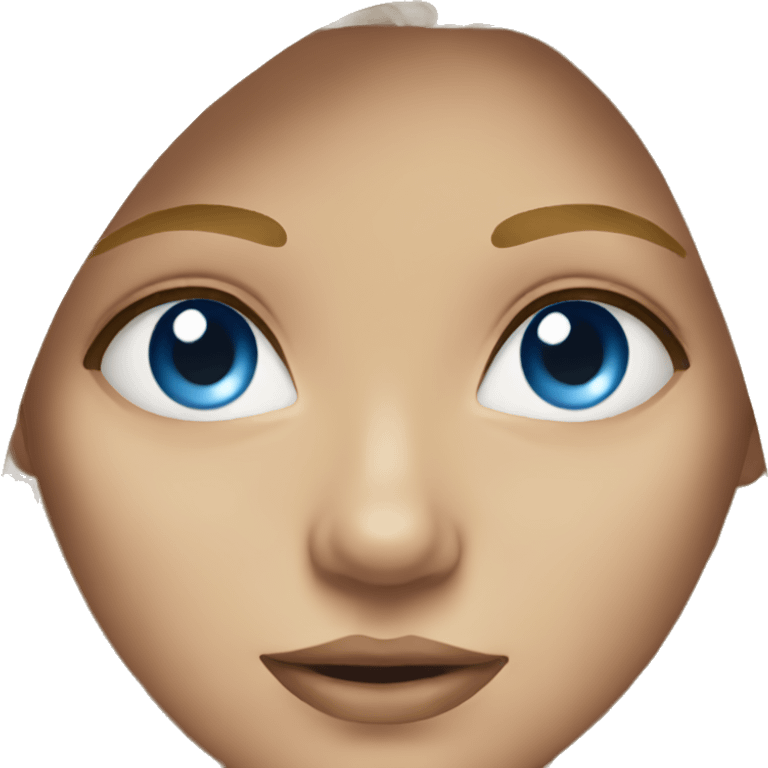 women blond blue eyes  emoji