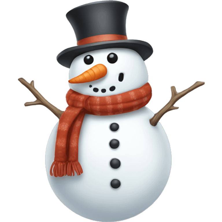 Cute Snowman  emoji