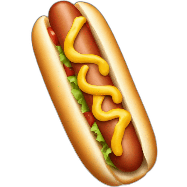 Hot dog dog emoji