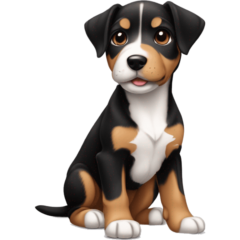 jack rusell terrier black and tan puppy emoji