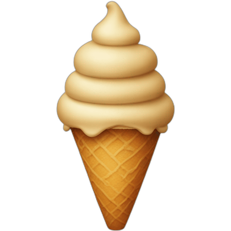 a poop in an icecream cone emoji