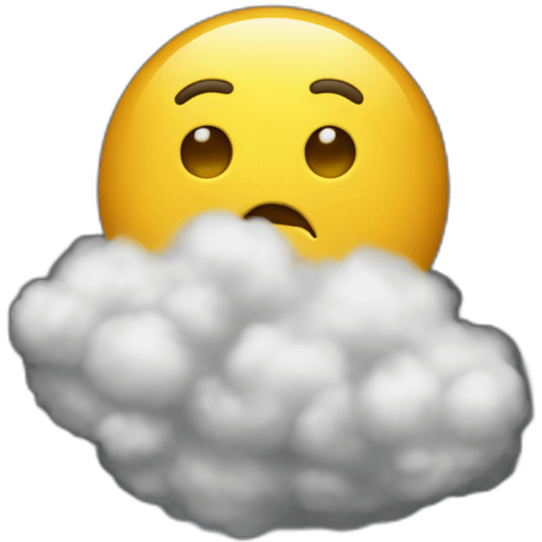 fart in an elevator cloud emoji