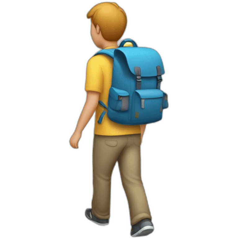 walking-with-backpack-give food emoji