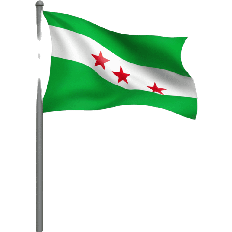 syria green flag emoji