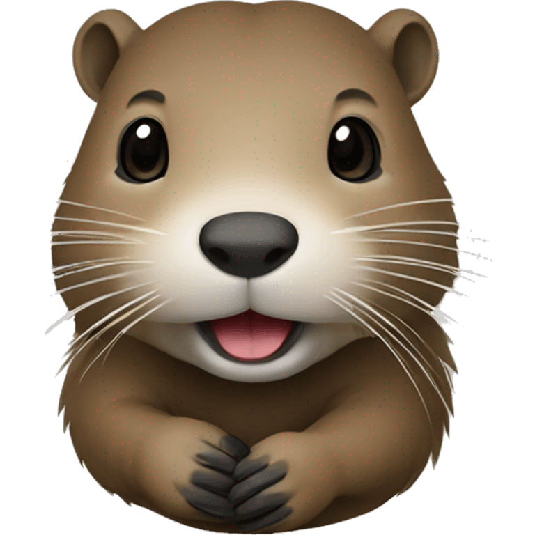 Nutria asiática  emoji