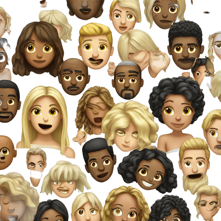 Weird celebrity emoji