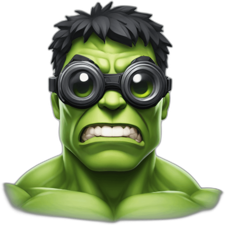 hulk with camera goggles emoji