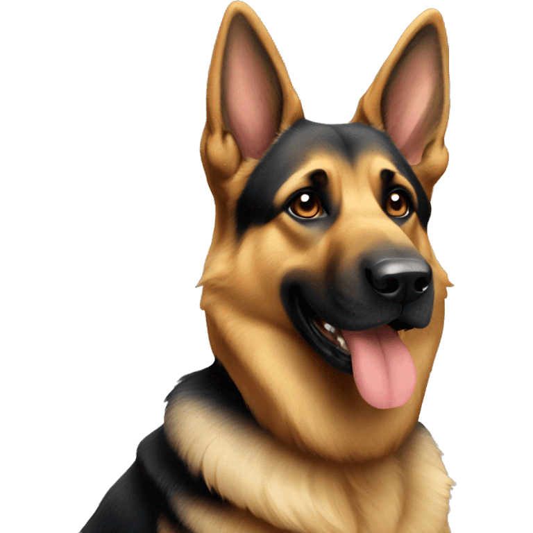 german shepherd dog emoji