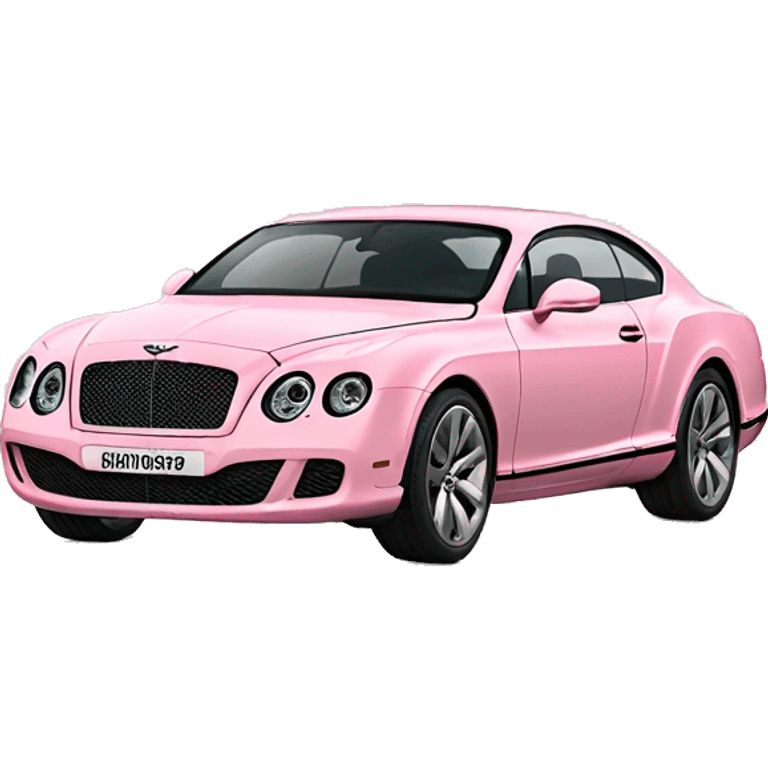 Pastel Pink Bentley  emoji