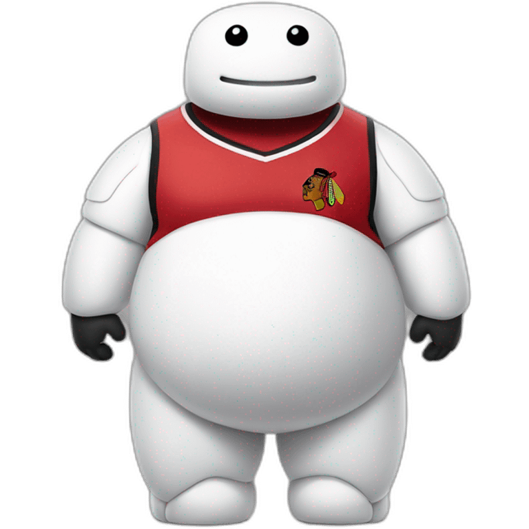 baymax as chicago bulls player emoji