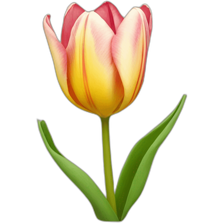 Tulip flower emoji