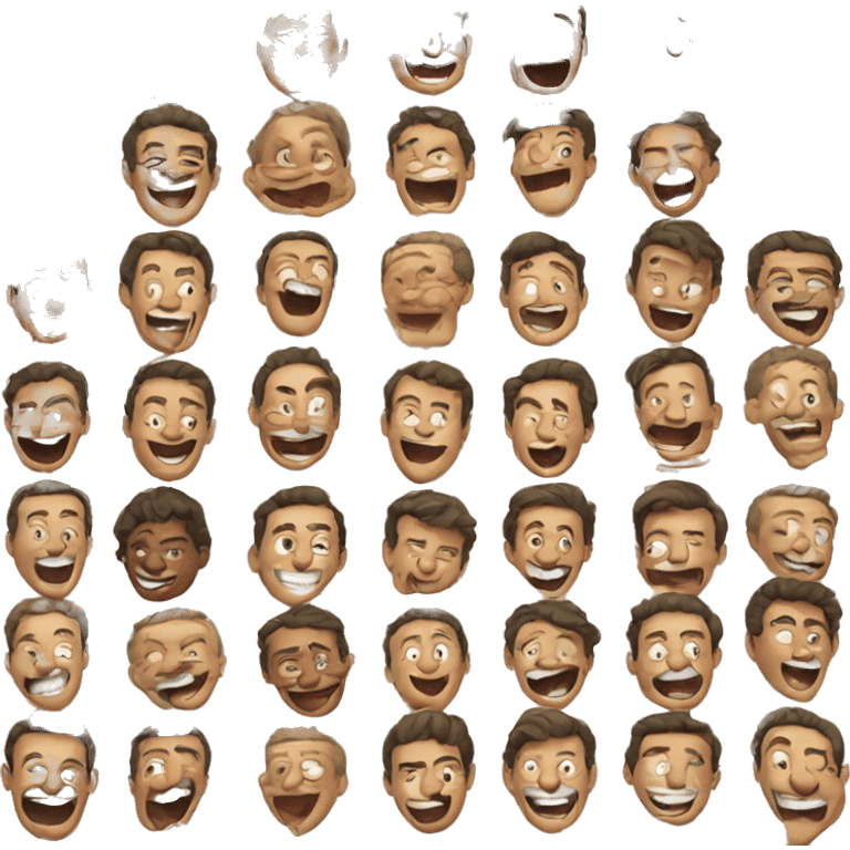 Laugh men emoji