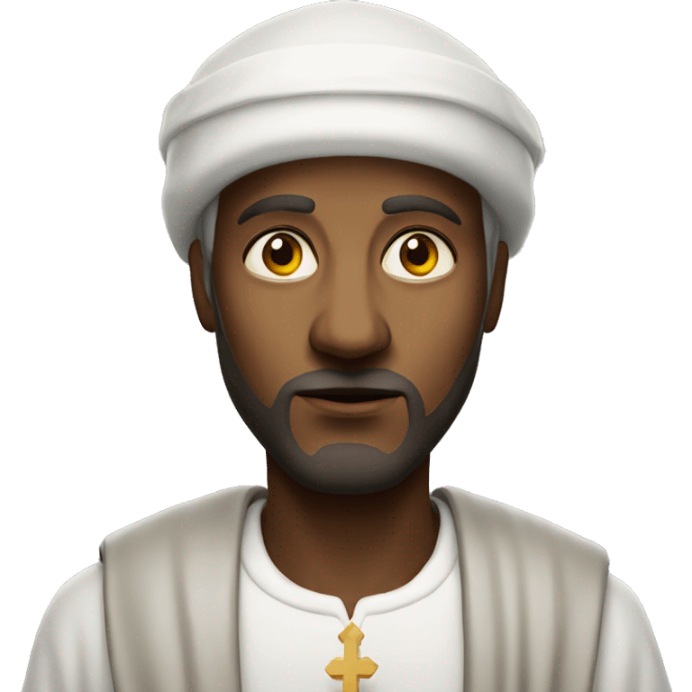 religious pilgrim light photorealistic serious emoji