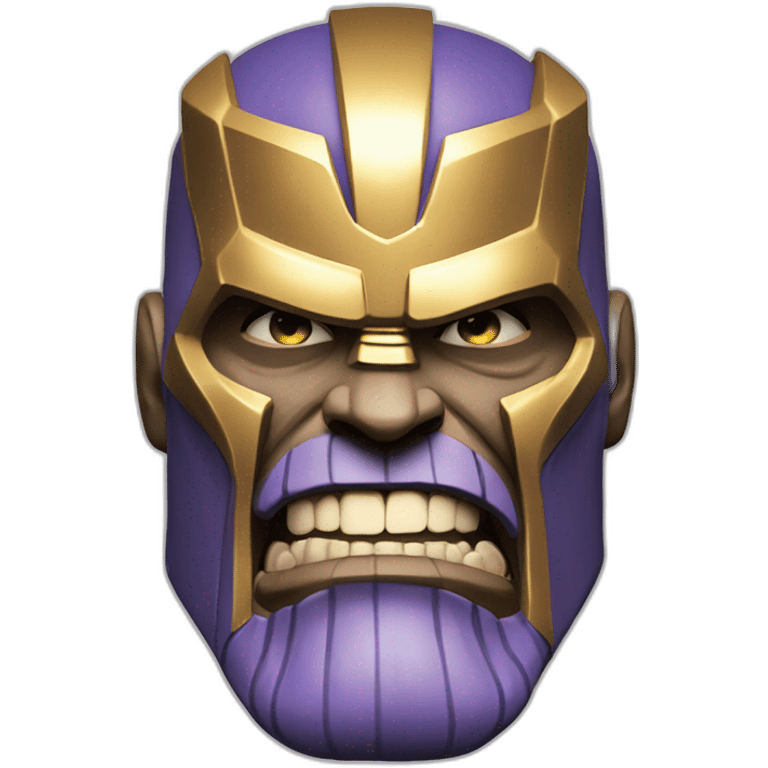 dj thanos, agressive. emoji