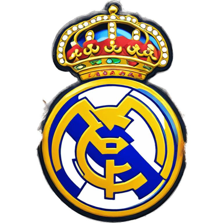 Escudo Real Madrid fuego emoji