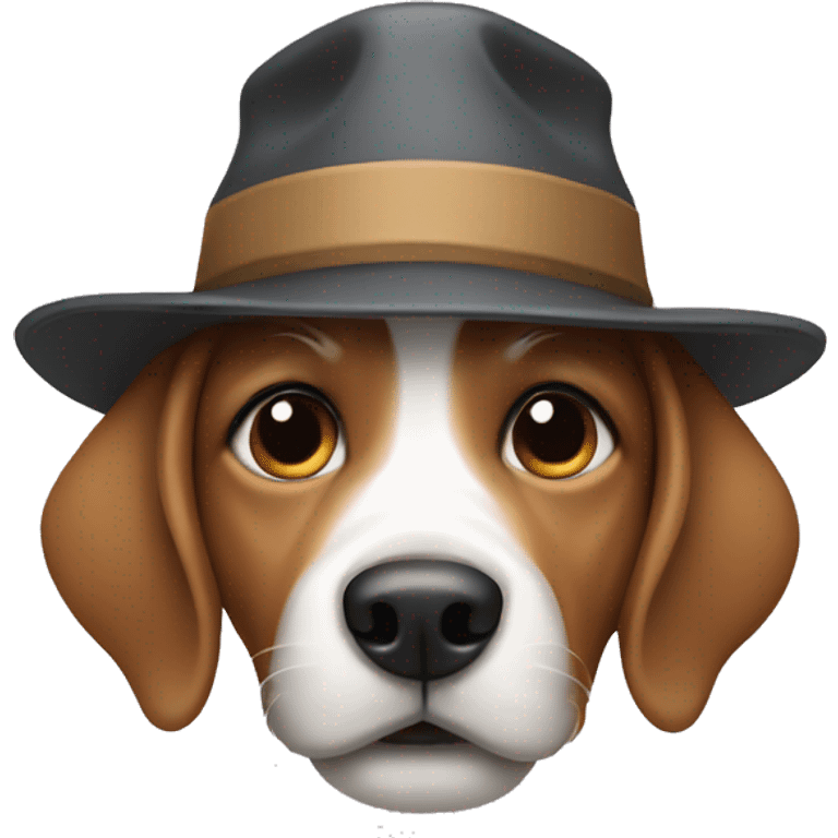 Dog with hat on  emoji