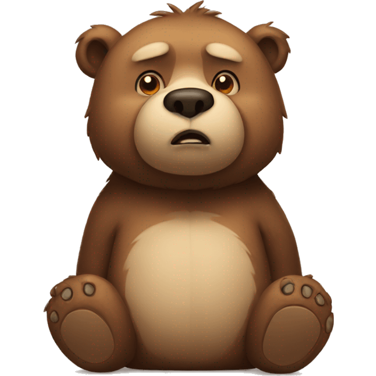 bear sad emoji