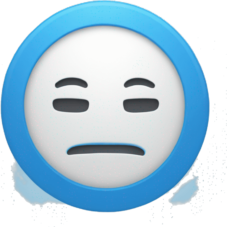 blue circle withe checkmark in middle emoji