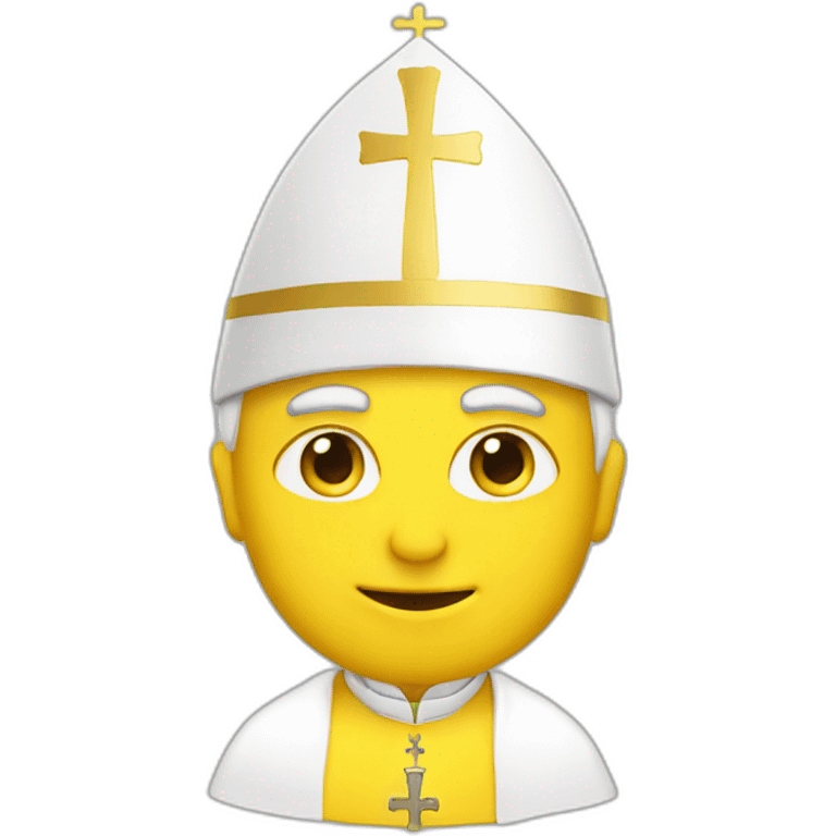 pope-with-yellow-face emoji