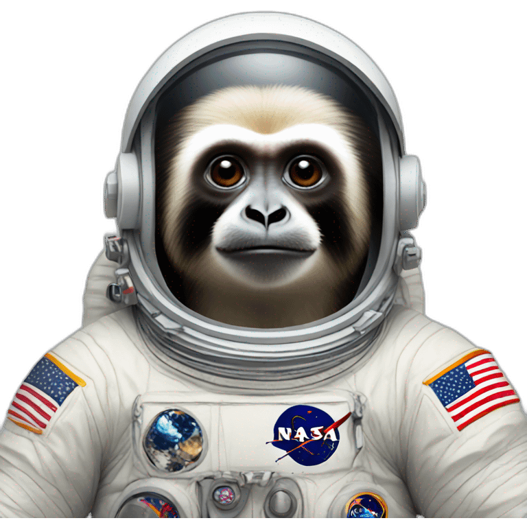 gibbon astronaut emoji