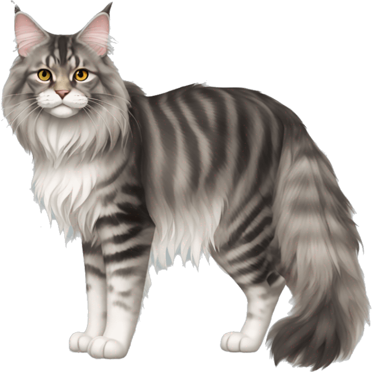 Maine Coon Cat Breed Full Body emoji