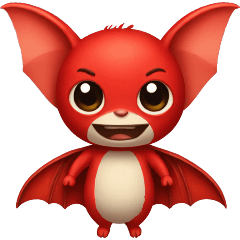 red bat emoji