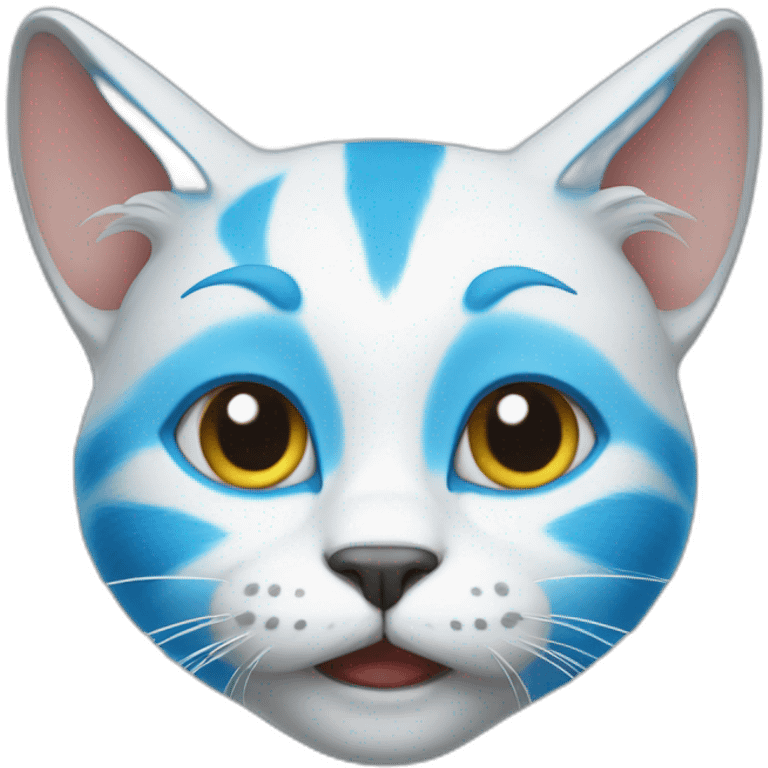 blue smurf cat emoji