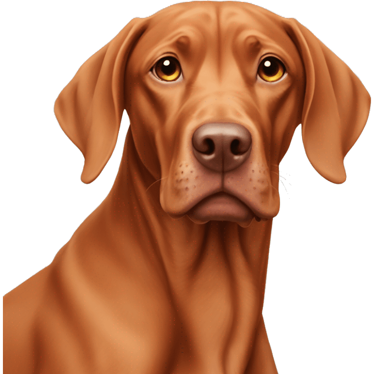 Vizsla dog ￼ emoji