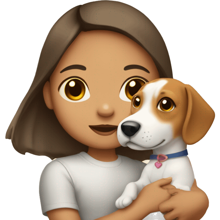 filipina baby with beagle emoji