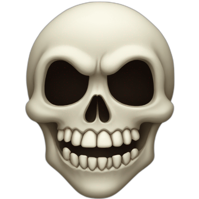 Vampire skull emoji