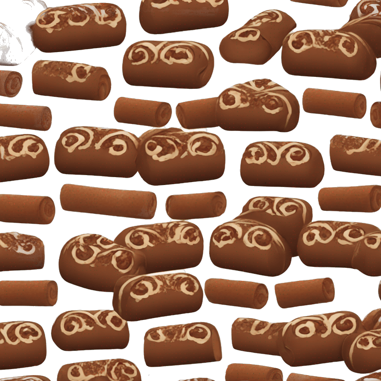 Chocolate Swiss roll emoji