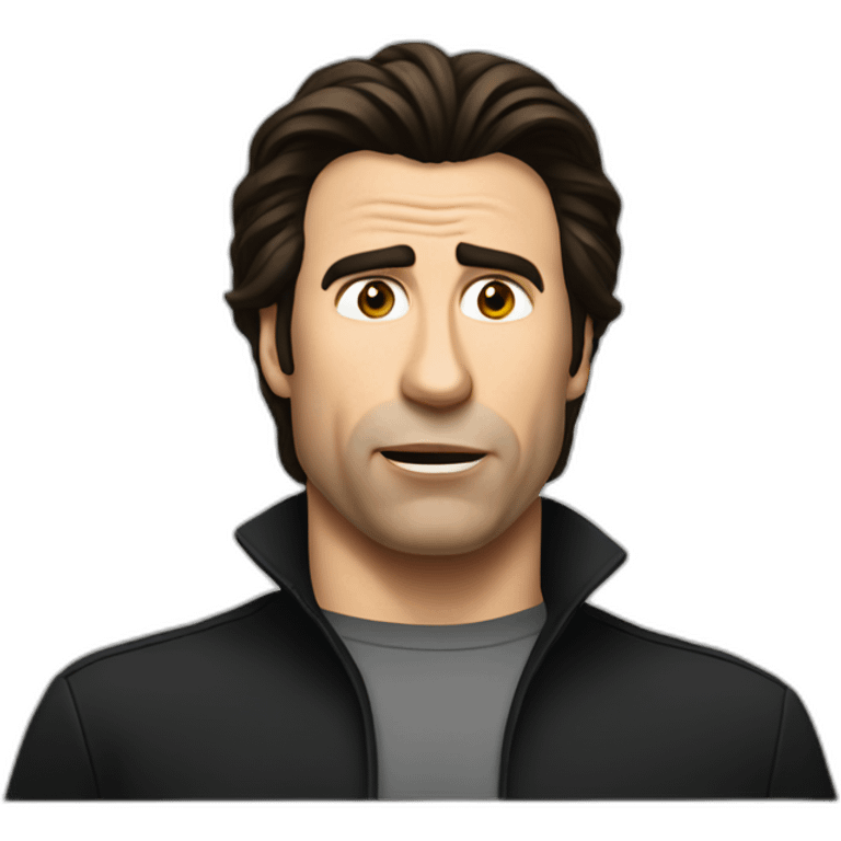 Confused Travolta emoji