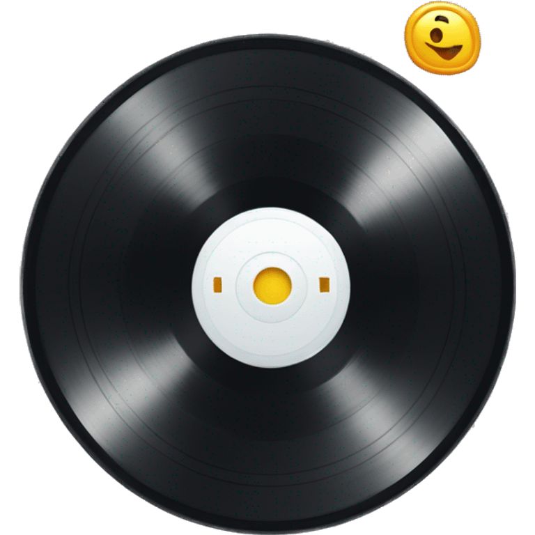 XP points icon in the form of a vinyl record. emoji