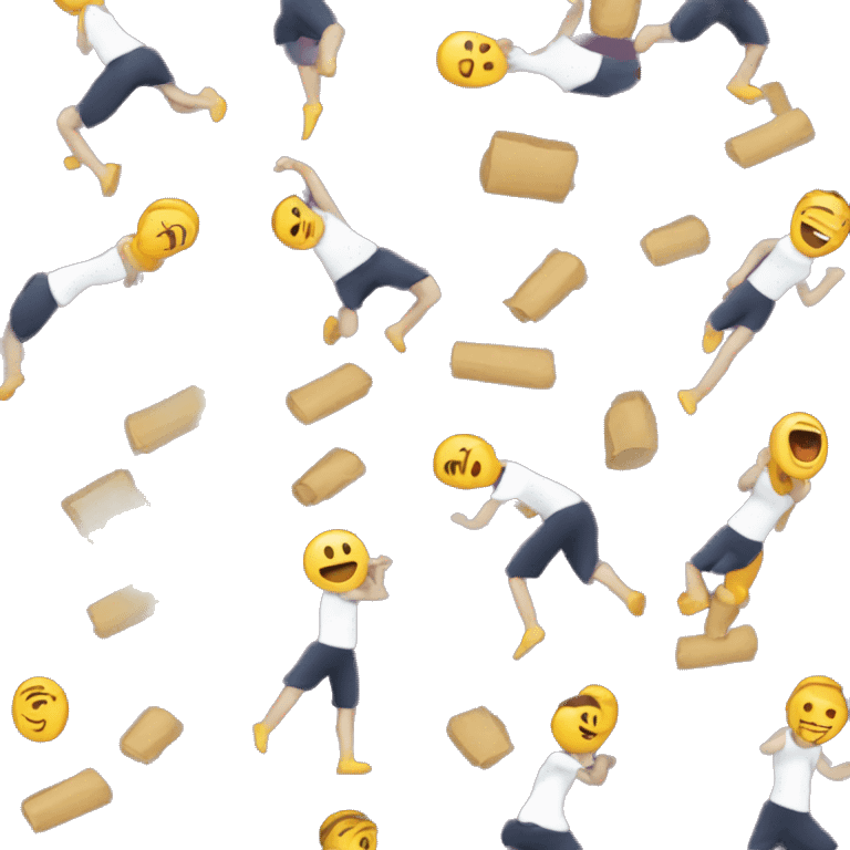 marche sur un tapis roulant emoji