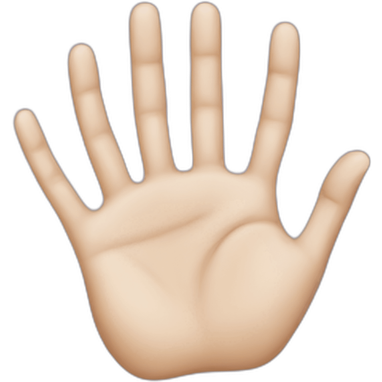 normal human hands emoji