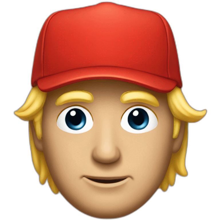 Donald trump red hat emoji