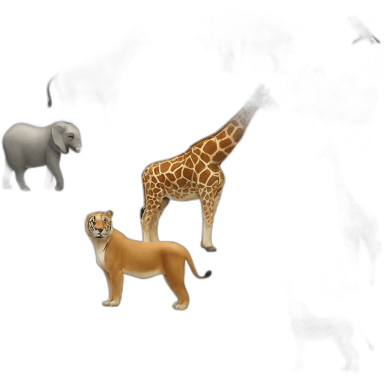 Hyperrealist Zoo emoji