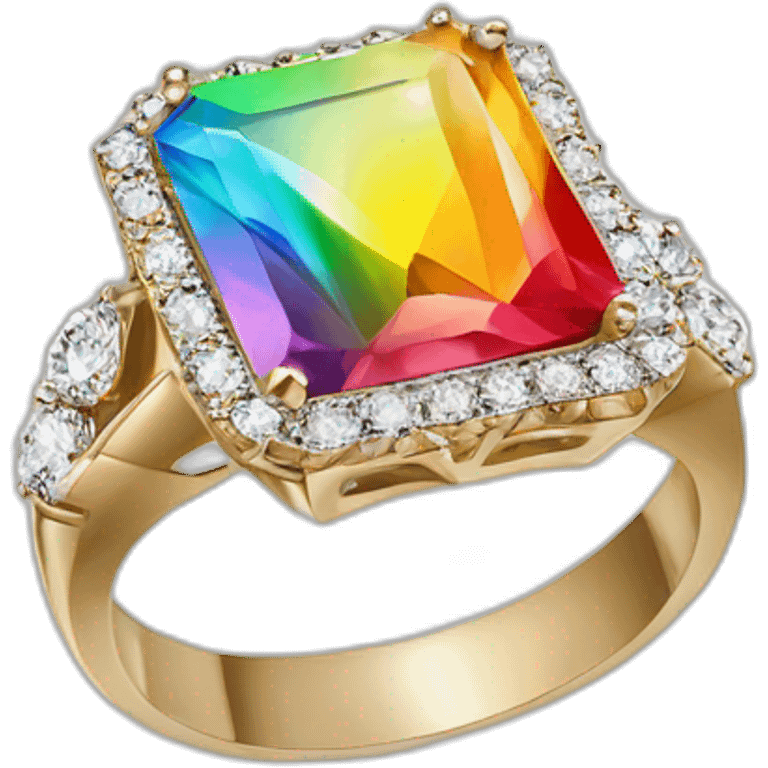 Jonathan Toews as rainbow diamond ring emoji