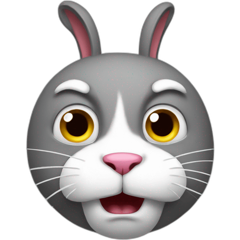 Angry rabbit  emoji