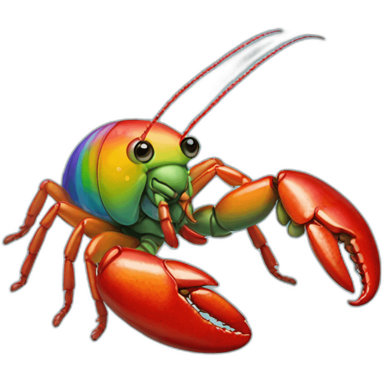 homard rainbow emoji