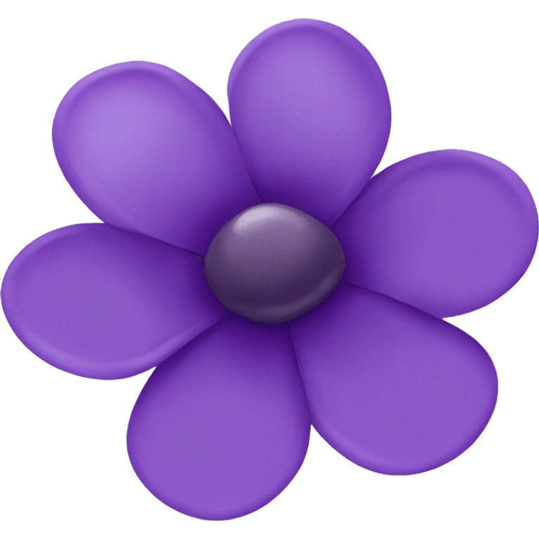 purple flower  emoji