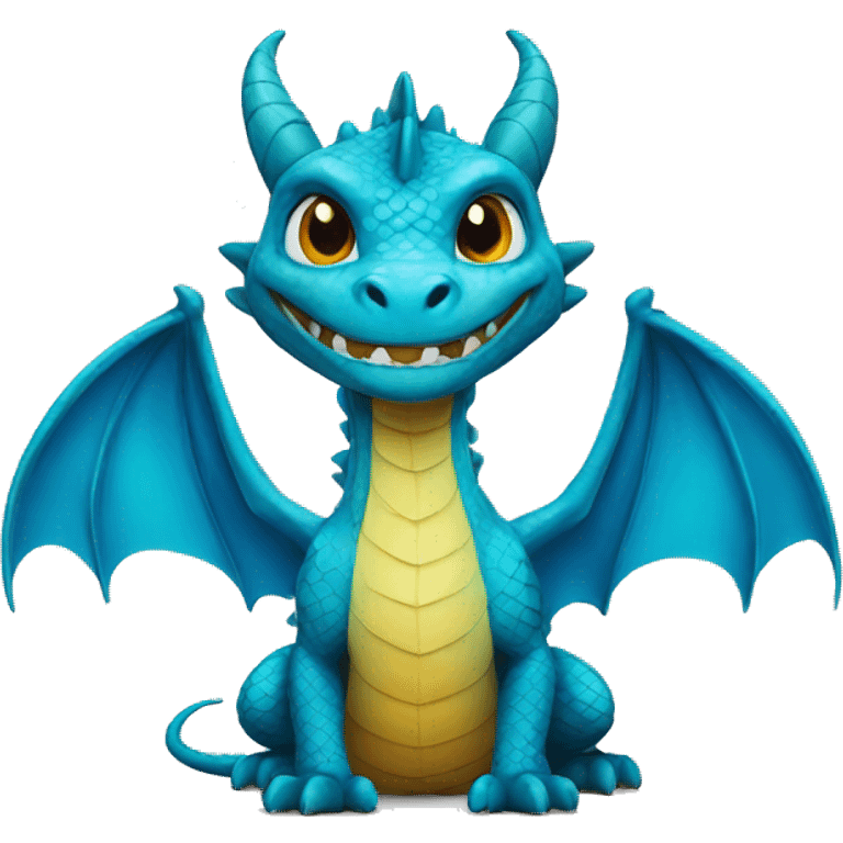 Dragon azul emoji