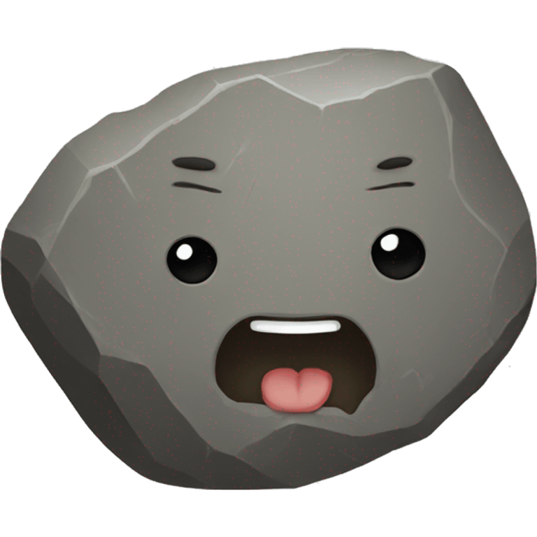 Rock emoji