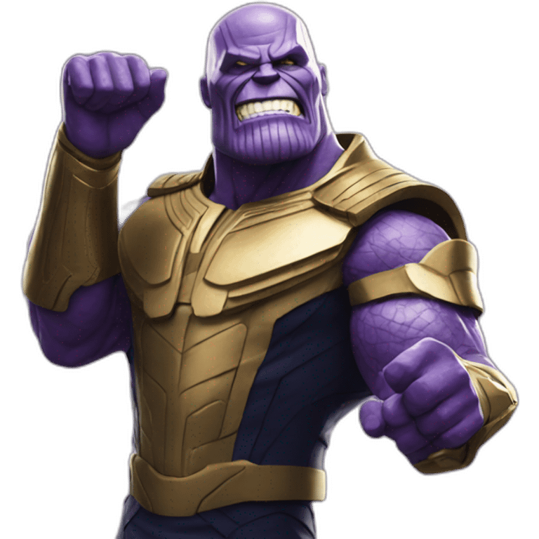 Thanos rapping emoji